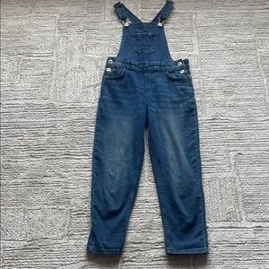 George | Girls Denim Overalls with Adjustable Straps, 8